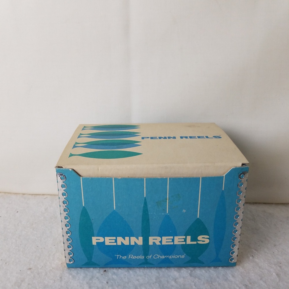 Penn‎ Peer Monofil 209MS Salt Water Reel Maroon Good Vintage Box Manual USA